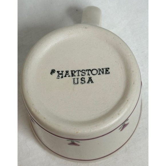 Hartstone Hand Painted Poseys Coffee Tea Mug Circa 1970’s Hot Cocoa - Picture 3 of 5